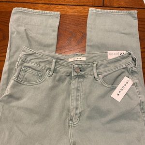Light green pacsun mom jeans